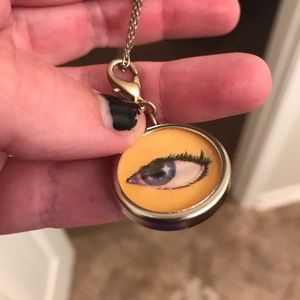 EYE optical illusion necklace